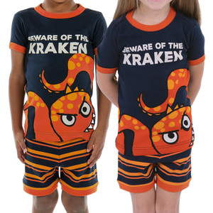Beware Of The Kraken | Kid PJ Short Sets