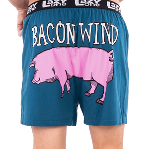 LazyOne Men's Funny Boxer - Bacon Wind