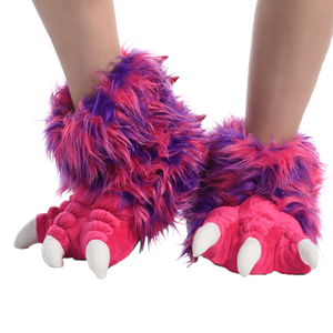 Pink Monster Paw Slipper