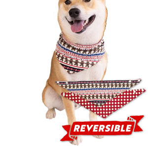 Sweet Cheeks Reversible Dog Bandana