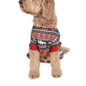 Moose Fair Isle Dog Onesie Flapjack by LazyOne