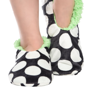Polka Dot Fuzzy Feet