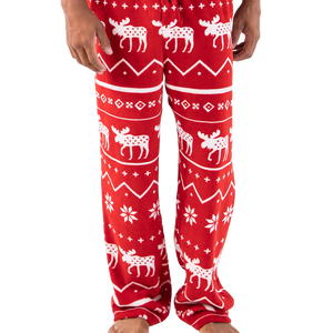 Nordic Moose Unisex Fleece PJ Pant