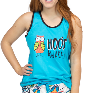 Hoo's Awake - Owl | Women's Tank Top