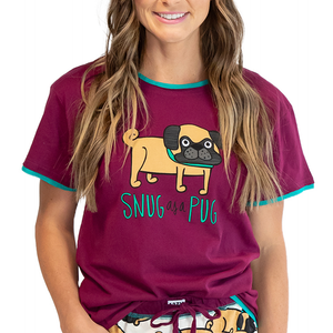Snug as a Pug Womens Tee