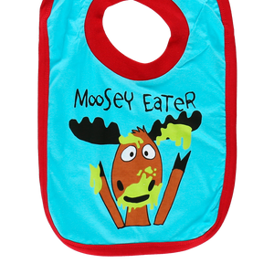 Moosey Eater Boy Bib