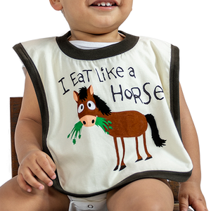 Eat Like Horse Bib