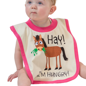 Hay I'm Hungry Bib