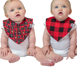 Don't Wake The Bear  | 2 Pack - Infant Bandana Bib