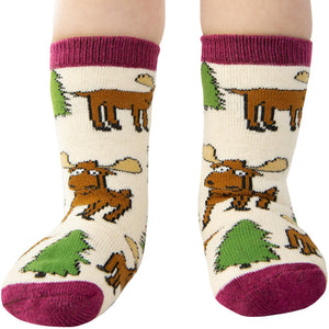 Moose Hug Infant Sock
