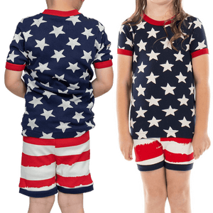 Stars & Stripes | Kid PJ Short Set