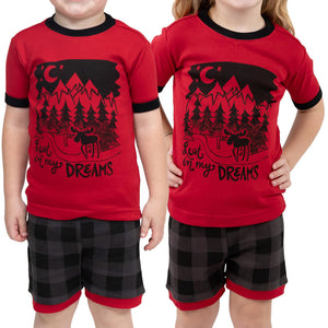 Lost in My Dreams | Kid PJ Shorts Set