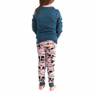 Pink Mooody Kid PJ Set