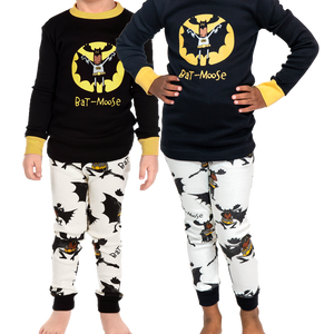 Bat Moose Kid PJ Set