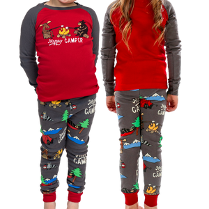 Happy Camper Kid PJ Set