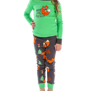 Bright Eyed and Bushy Tailed Kid PJ Set