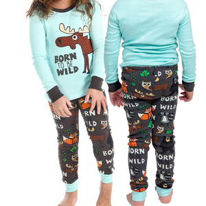 Born Wild Kid PJ Set