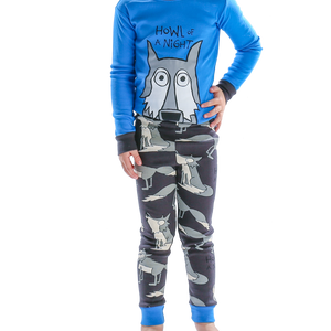 Howl of a Night Boy Kid PJ Set