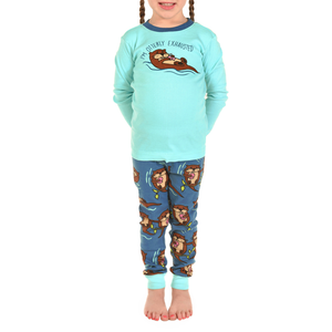 Otterly Exhausted Kid PJ Set