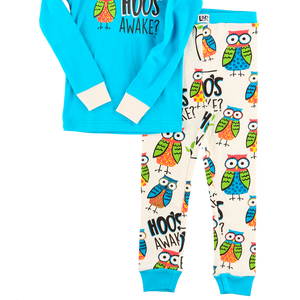 Hoo's Awake Kid PJ Set