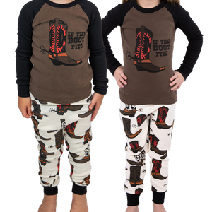 If The Boot Fits | Boy Kid PJ Set