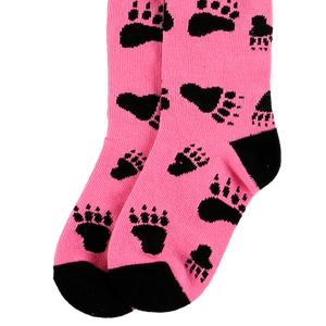Bear Hug Pink Kid Sock