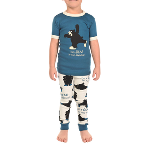 Bear in the Morning Boy Kid PJ Set