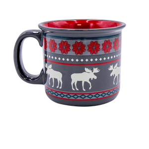 Moose Fair Isle Camp Style Mug by LazyOne