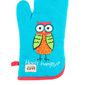 Hoo's Hungry Oven Mitt
