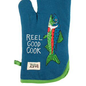 Asleep at the Reel Oven Mitt