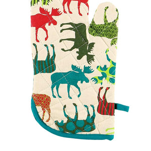 Pattern Moose Oven Mitt