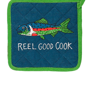 Asleep at the Reel Pot Holder