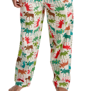 Patterned Moose Pant