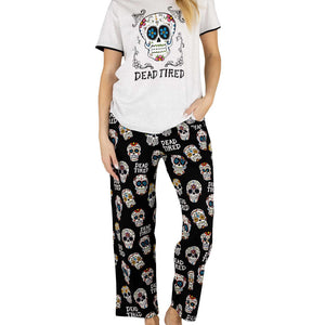 Dead Tired | Women's Regular Fit PJ Set
