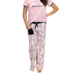 Hogs & Kisses - Pig | Women's Regular Fit PJ Set
