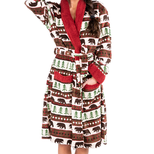 Bear Fair Isle Bathrobe by LazyOne