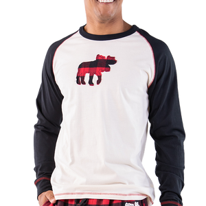 Moose Plaid Unisex Tee
