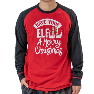 Elf Long Sleeve PJ Tee