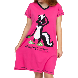 Mornings Stink Vneck Nightshirt