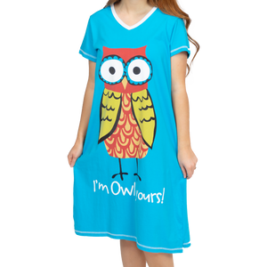 Owl Yours Vneck Nightshirt