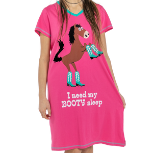 Need Booty Sleep Vneck Nightshirt