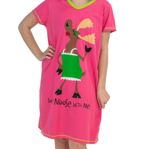 Don't Moose With Me Vneck Nightshirt