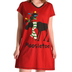 Moosletoe Vneck Nightshirt