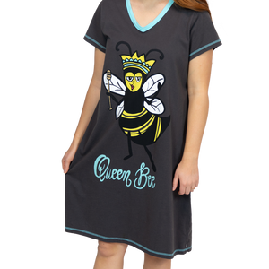 Queen Bee Vneck Nightshirt