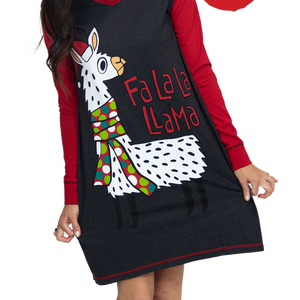 Llama Long-Sleeve Nightshirt