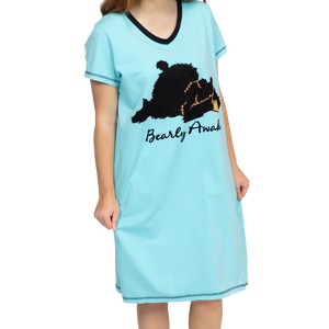 Bearly Awake Vneck Nightshirt