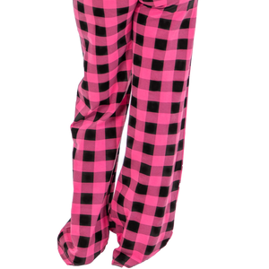 Bear Plaid Women Pant