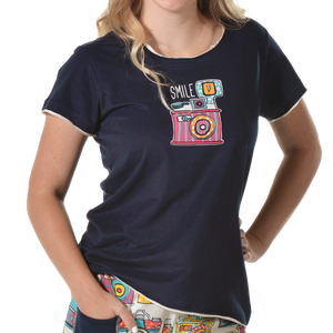 Smile Cameras Womens Tee