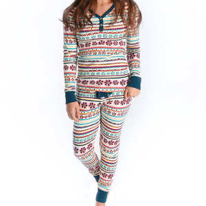Flower Power Womens Thermal Set